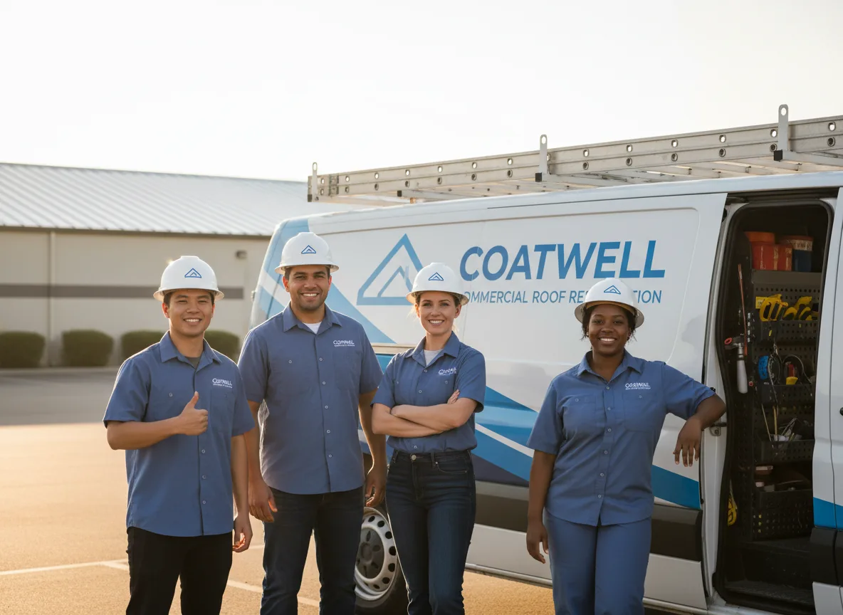 Commercial roof coating company in Reedsville, WI